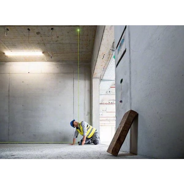 Laser 3 punkter - BOSCH - GPL 3 G - Precision 1 mm - Räckvidd 8 m - Justering och nivå Grön
