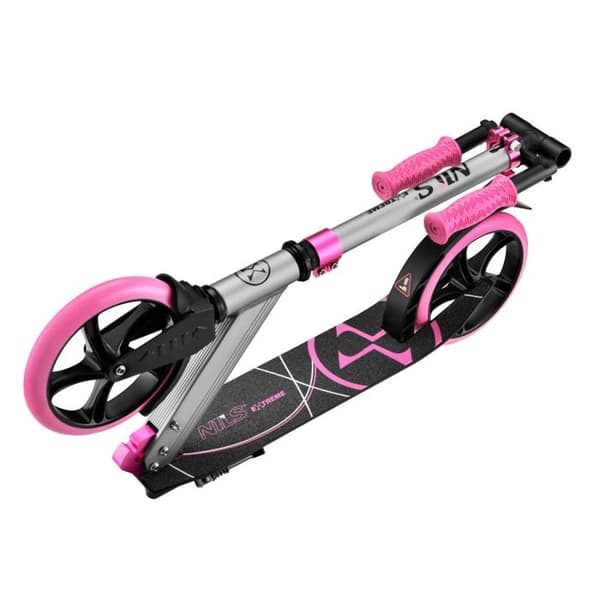 Trottinette NILS Extreme HM127 grå/rosa