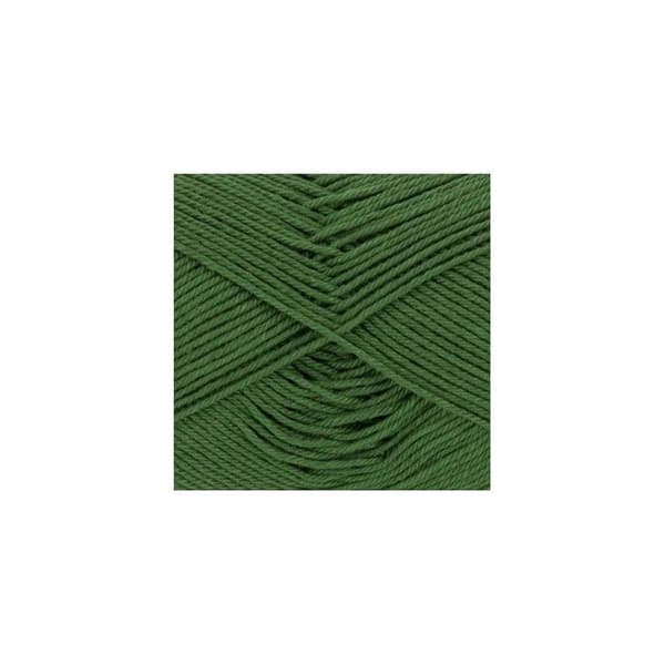 Garnnystan - Mousse - 166 - 100% bomull - 3/4 mm - Gründl - Cotton Quick Uni 166 Grön