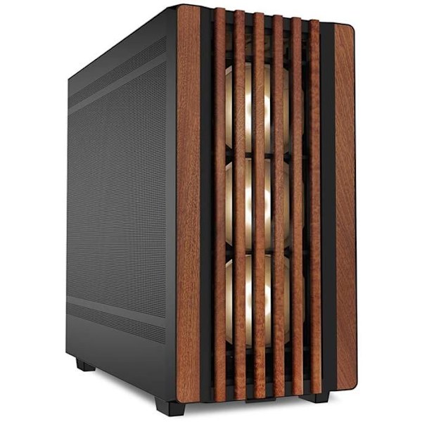 Sharkoon Rebel C70M RGB ATX PC-fodral - Svart - 11 fläktar - Grafikkortsstöd - 3 interna fack