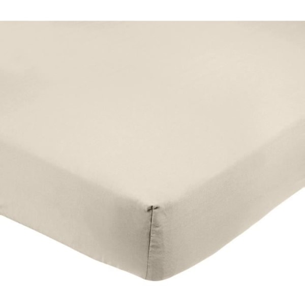 Lakan - Basics - Beige - 140 x 200 x 30 cm - Mikrofiber - Anti-rynk Beige
