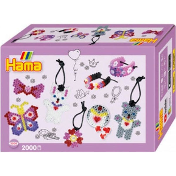 Stryka pärlor - Hama - Smycken - Presentförpackning - Färg: Svart - Från 5 år Svart
