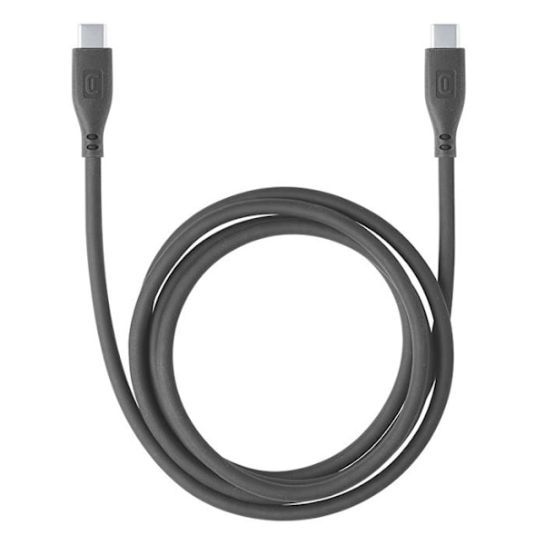 Cellularline Soft Cable - USB-C till USB-C kabel 1,2 m (svart)