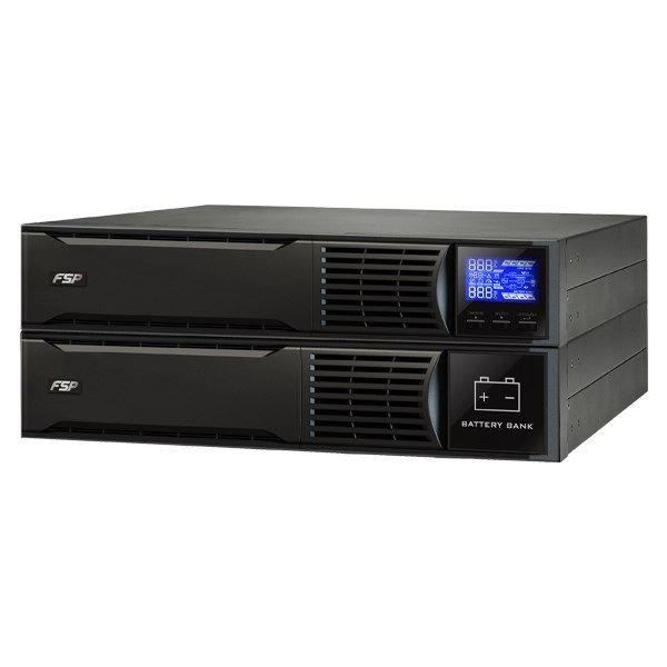 Fortron/Source FSP Fortron Eufo 2K Line-interactive UPS Rack/Tower 2000VA 1800W 8xIEC 4x12V/9Ah Batteri - PPF16A1500 Svart