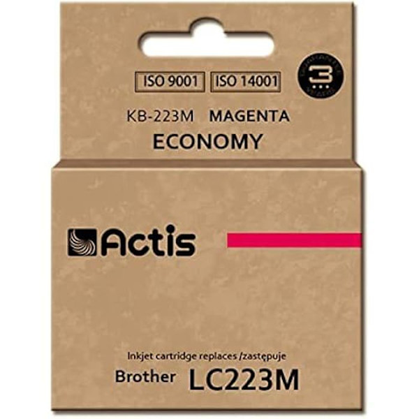 Bläckpatron - ACTIS - KB-223M - Kompatibel Brother LC223M - Magenta färg - Bläckstråle