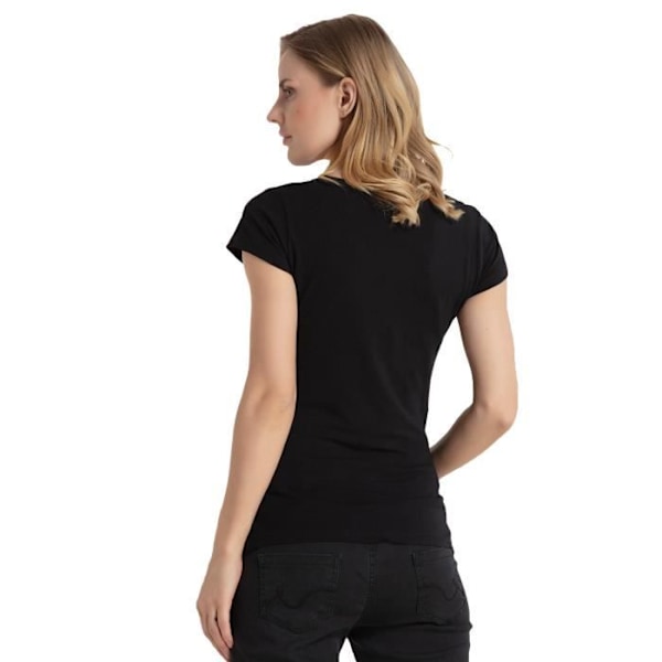 MMC Hej baby - Graviditet t-shirt för kvinnor - i några korta Svart jag