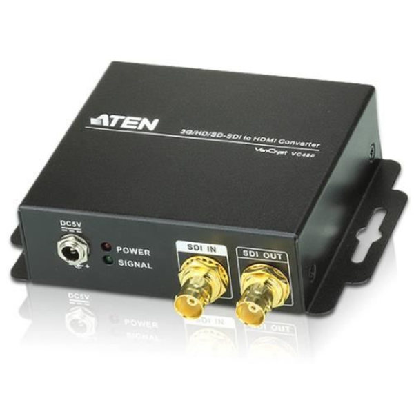 Aten VC480, BNC, HDMI, BNC, Svart, 0 - 40 °C, -20 - 60 °C, 20 - 90 %
