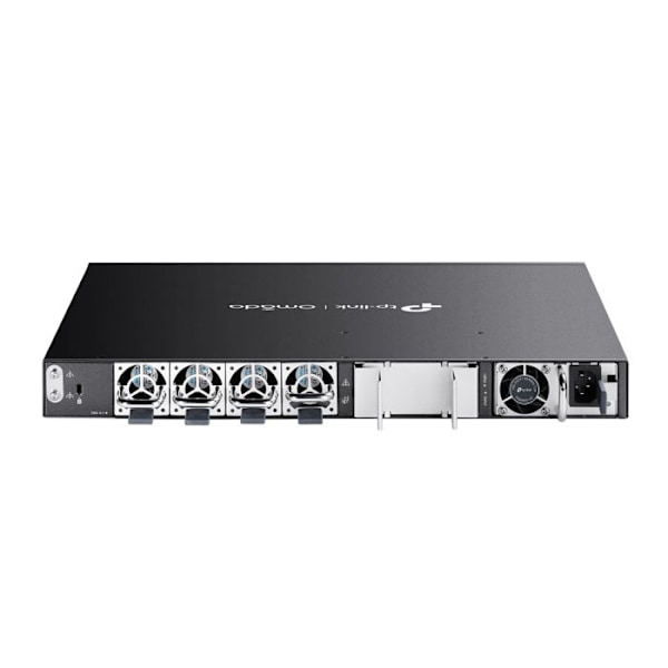 TP-LINK Omada 48-Port Gigabit Stabbara L3 Hanterad PoE+ Switch med 6 10GE SFP+ Platser Svart