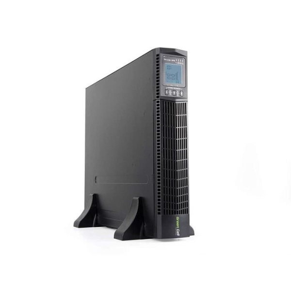 Green Cell® UPS Online Power Inverter 2000VA (1800W) med LCD-skärm 4 x 12V/9Ah 6X IEC320 C13-10A