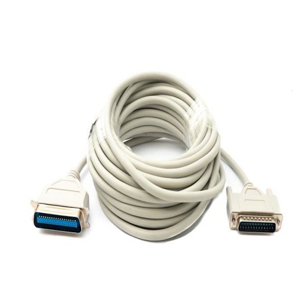System-s - 85312122 - D Sub Kabel 10 m 25 hanar till 36 honor DB25 CN36 Adapter Grå