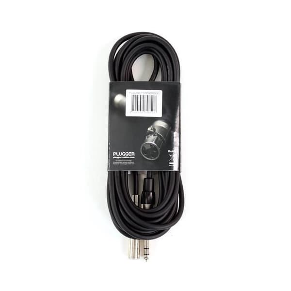 Plugger Câble Jack honkönare stereo - Jack han stereo 6m Easy Câble Svart