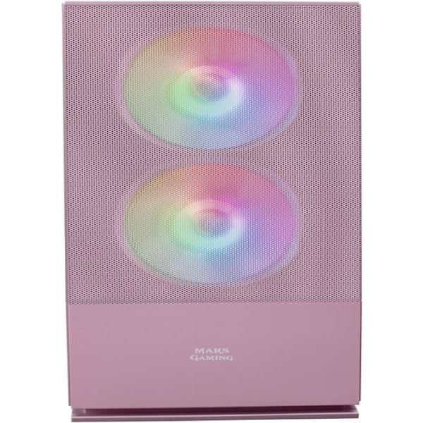 MicroATX-datorlåda - Mars Gaming - MCZP Rosa - RGB - MESH-panel - Vattenkylning