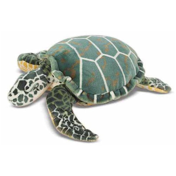 Havssköldpadda mjukleksak 80 cm Grön