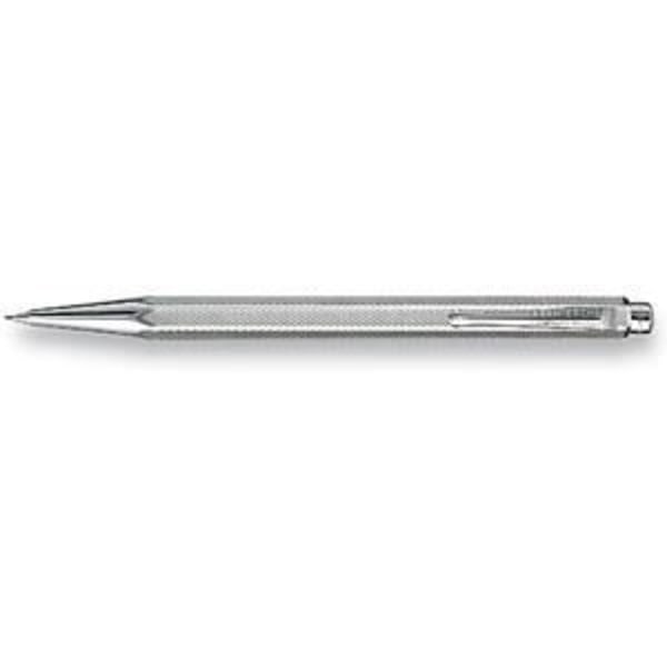 Ecridor Retro Pen - Caran d'Ache - Silver - Retro Guilloché - Sexkantig kropp - Bly 0,7 mm Pengar