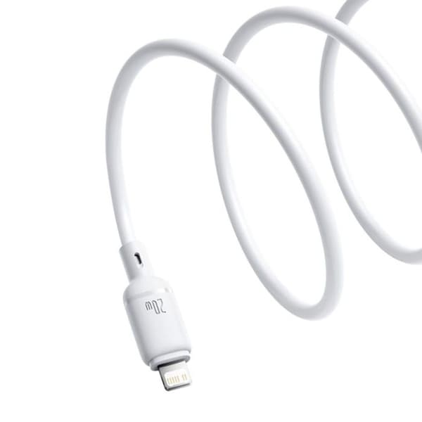 Câble Baseus Silky Series USB-C Lightning PD 20W 2m Vit