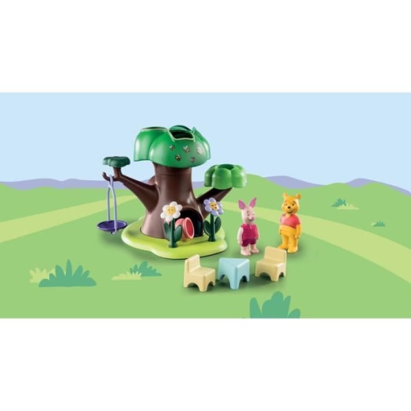 PLAYMOBIL 1.2.3 - 71316 - Nalle Puh och Nalle med hytt - Disney