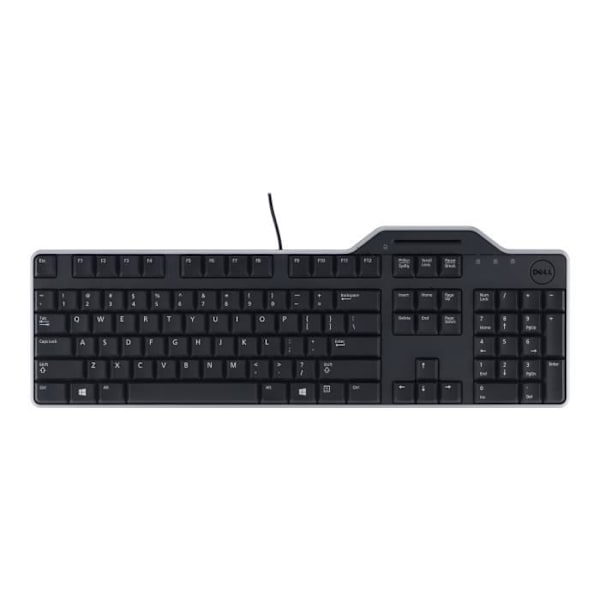 Dell KB813 Smartcard USB-tangentbord USA - Europa (QWERTY) svart för OptiPlex 30XX, 7010, 90XX; Precision Mobile Workstation…