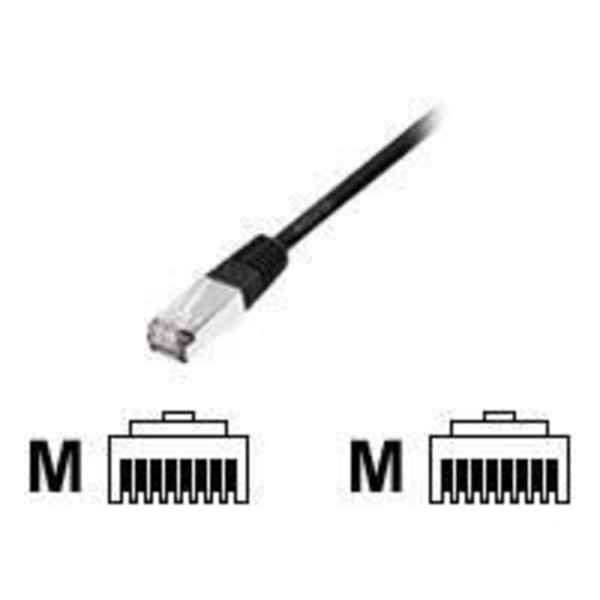 CAT 6 patch sladd - Utrusta - RJ-45 (M) - RJ-45 (M) - 7,5 m - SFTP - Halogenfri - svart