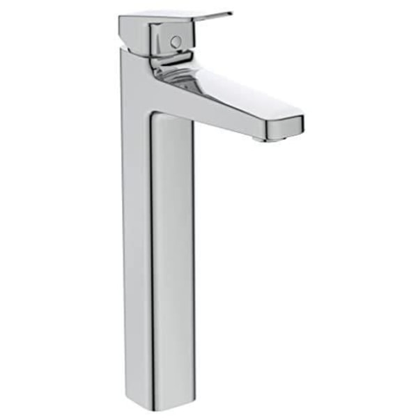 Tvättställsblandare - IDEAL STANDARD - CERAPLAN - Vattenbesparing - Kromad finish Grå