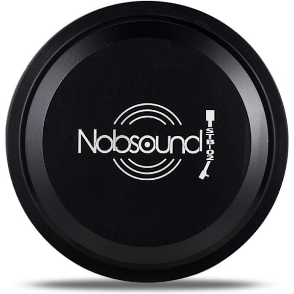 Vinylskivestabilisator - Nobsound - Matt svart - Aluminiumlegering - Bullerdämpning - Ergonomisk Matte svart