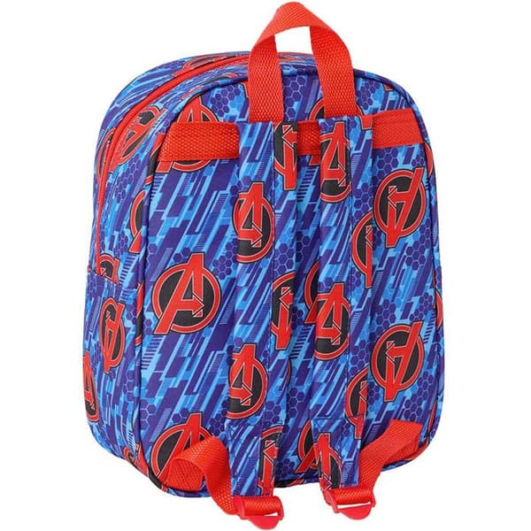 Avengers Marvel 3D Ryggsäck 27 CM Förskolan blå