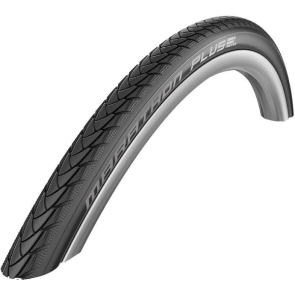 SCHWALBE Marathon Plus 24" SmartGuard Evolution svart däck - Unisex vuxen - HS 440 - Anti-punktionsskydd