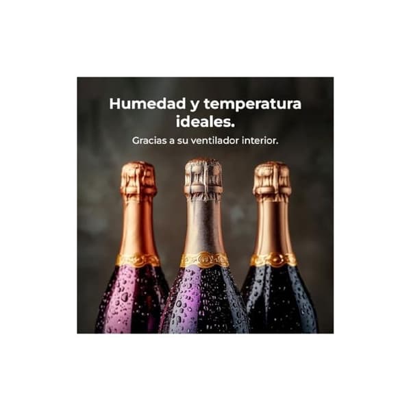 Vinkyl - CECOTEC - Bolero GrandSommelier Origin 18 - 18 flaskor - NoFrost - Röd