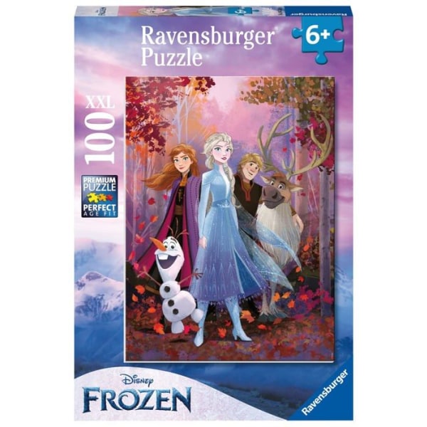 Ravensburger - 80535 - Barnpussel - 100 p XXL-pussel - Elsa och hennes vänner / Disney Frozen 2 - 6 år -