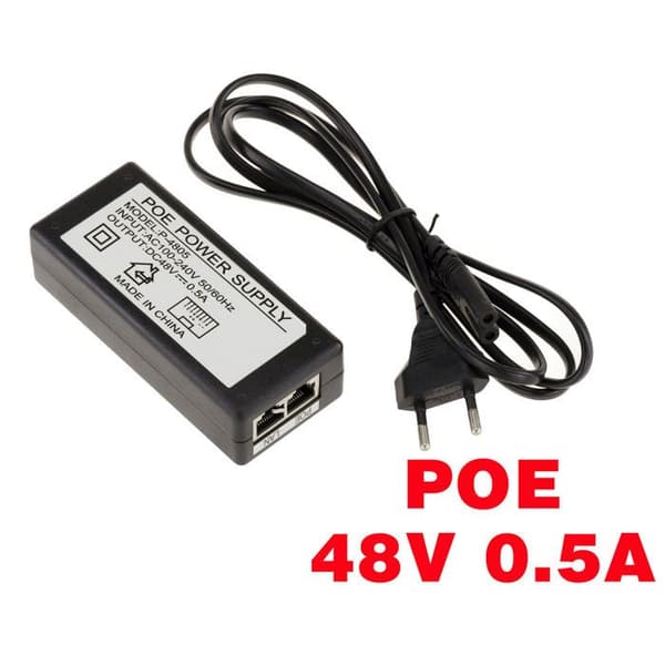 KALEA-INFORMATIQUE Extern strömförsörjning AC DC - POE 48V 0.5A Power Over Ethernet