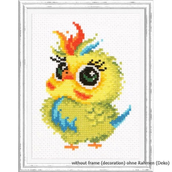 Magic needle creative paper kit - 10-31 - Counted Cotton Cross Stitch Kit Flerfärgad 11 x 16 cm