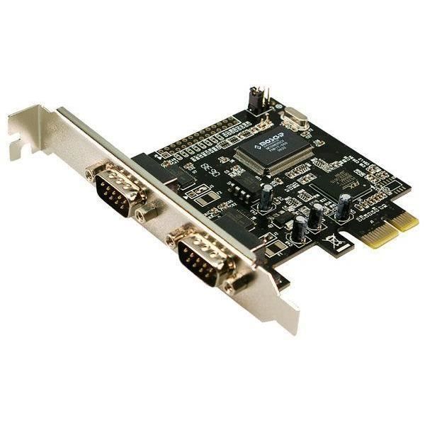 PCI-Express seriellt RS-232-kort, 2 portar