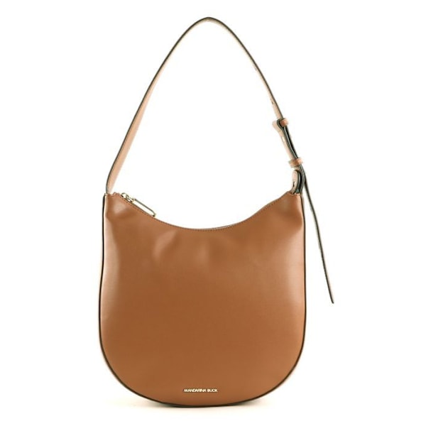 Axelväska - MANDARINA DUCK - Luna Hobo - Kalvskinn - Brun - 25,5 x 24 x 9 cm kastanj