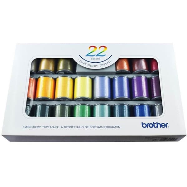 Broderigarn Set med 22 färger Ets22