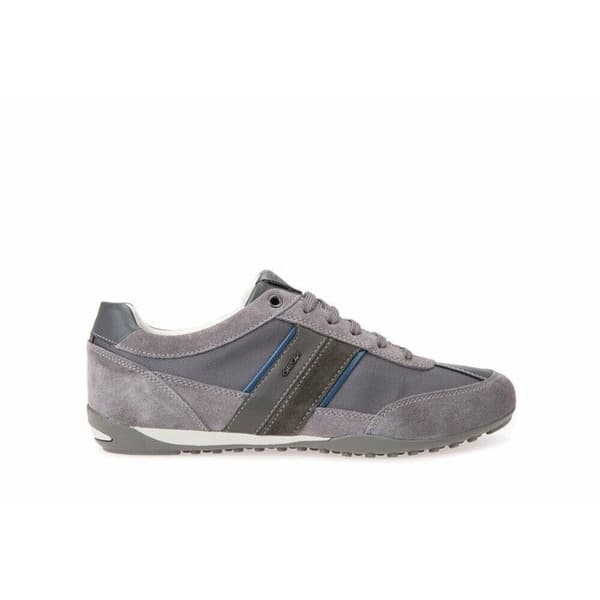 Baskets Geox Wells Suede+Textil - mörkgrå mörkgrå 44