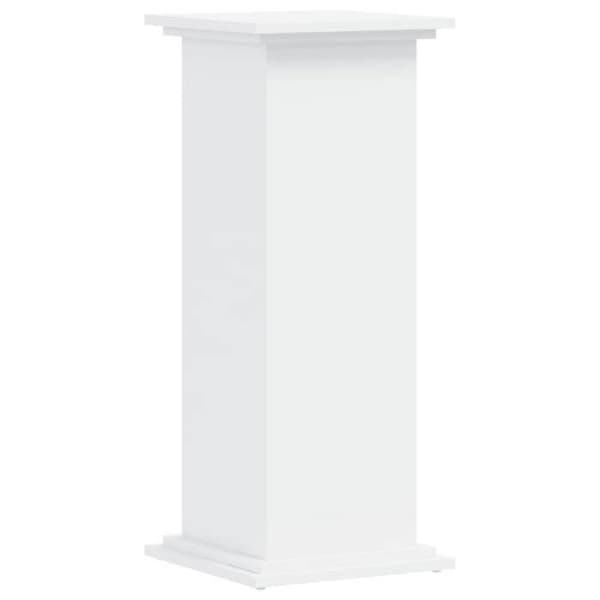 vidaXL Stöd för växter vit 33x33x80 cm ingenjörsträ 852969