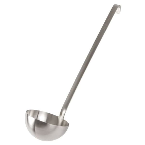 Louche - Vogue - 750 ml - Rostfritt Stål - Diskmaskinssäker - 14 cm i Diameter Grå