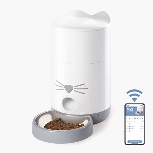 CATIT - PIXI Connected kibble dispenser för katter - 1,2 kg (styrs av en app)