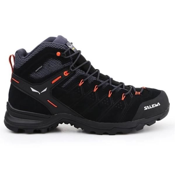Vandringsskor - SALEWA - MS Alp Mate Mid WP - Svart-Grå - Andningsbara - Man/Vuxen Svart 42