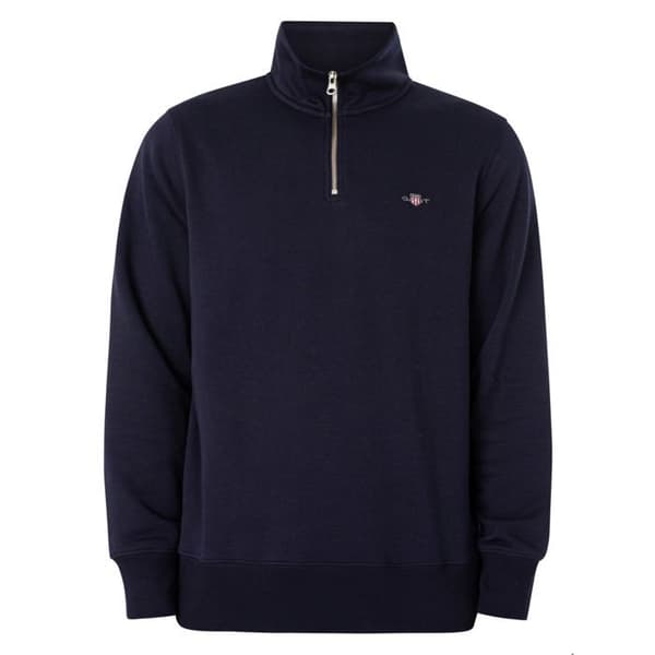Sweatshirt med dragkedja 1/4 Regular Shield - GANT Blå XL