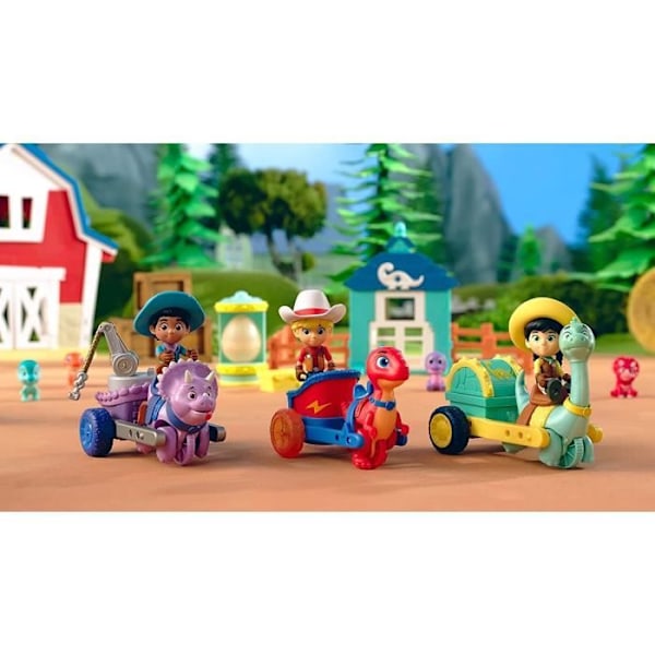 Dino Ranch Fordon Min & Clovers Doktorns Bil Flerfärgad