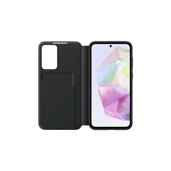 TELEFON, Tillbehör till smartphonetelefoner, Flip Cover, Samsung A35 Black Flip Case