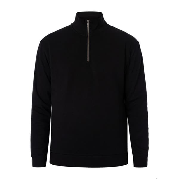 Bradley Halvdraget Sweatshirt - Jack & Jones Svart S
