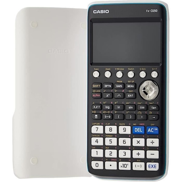Grafisk miniräknare - Casio - FX-CG50 - Färgdisplay - Plånboksstorlek - USB 2.0 Svart
