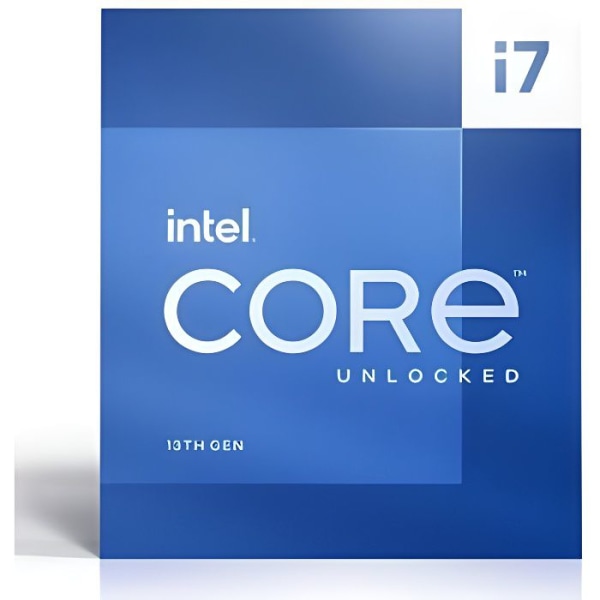 Intel Core i7-13700K i7 13700K BX8071513700K 5,4 GHz 30 MB cache 16 kärnor 125 W-processor