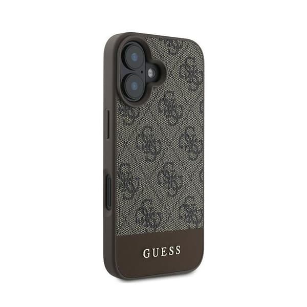 Hårdskal Guess för iPhone 16 Plus 6.7 med nedre band med logotyp