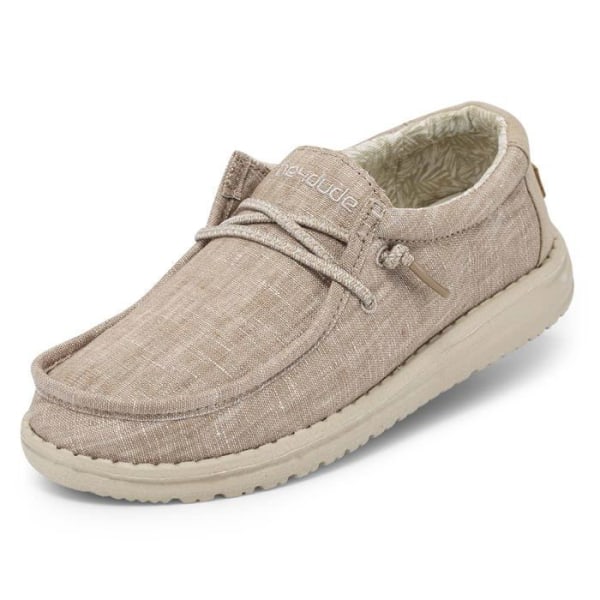 Moccasin Hey dude - 13013-0500-36 - Garcon Wally Youth MOC Toe Shoes Beige 36