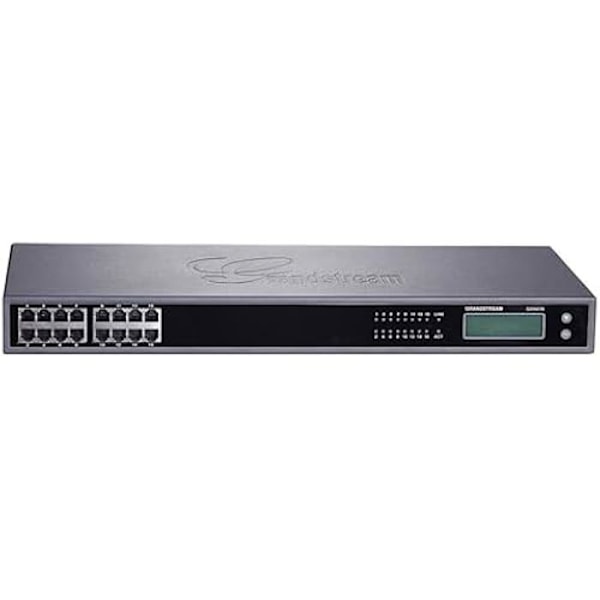 Analog VoIP-gateway - GRANDSTREAM - GXW4216V2 - 16 FXS-portar - G.711 codecs - Gigabit Ethernet Grå