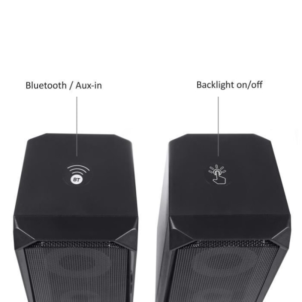 Högtalare Laptop Högtalare 10W Audiocore AC845 Black Bluetooth 4.2 Touch Control