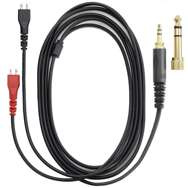 Ersättningsljudkabel kompatibel med Sennheiser HD25-II, HD480, HD540 hörlurar hörlurar