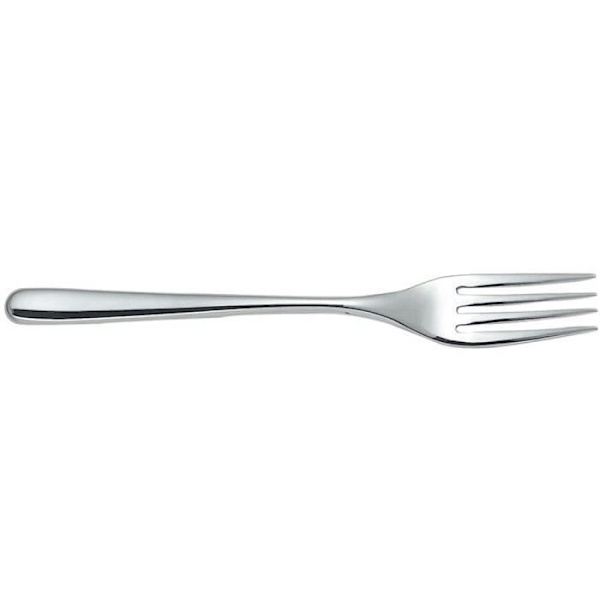 Alessi LCD01/2R4 Caccia bordsgaffel 4 tänder i blankt stål Set med 6 delar